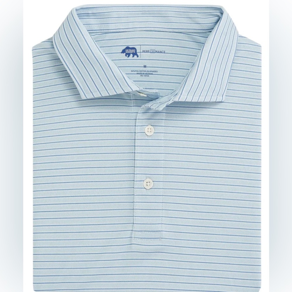 Onward Reserve Match Stripe Performance Pique Polo - Size M